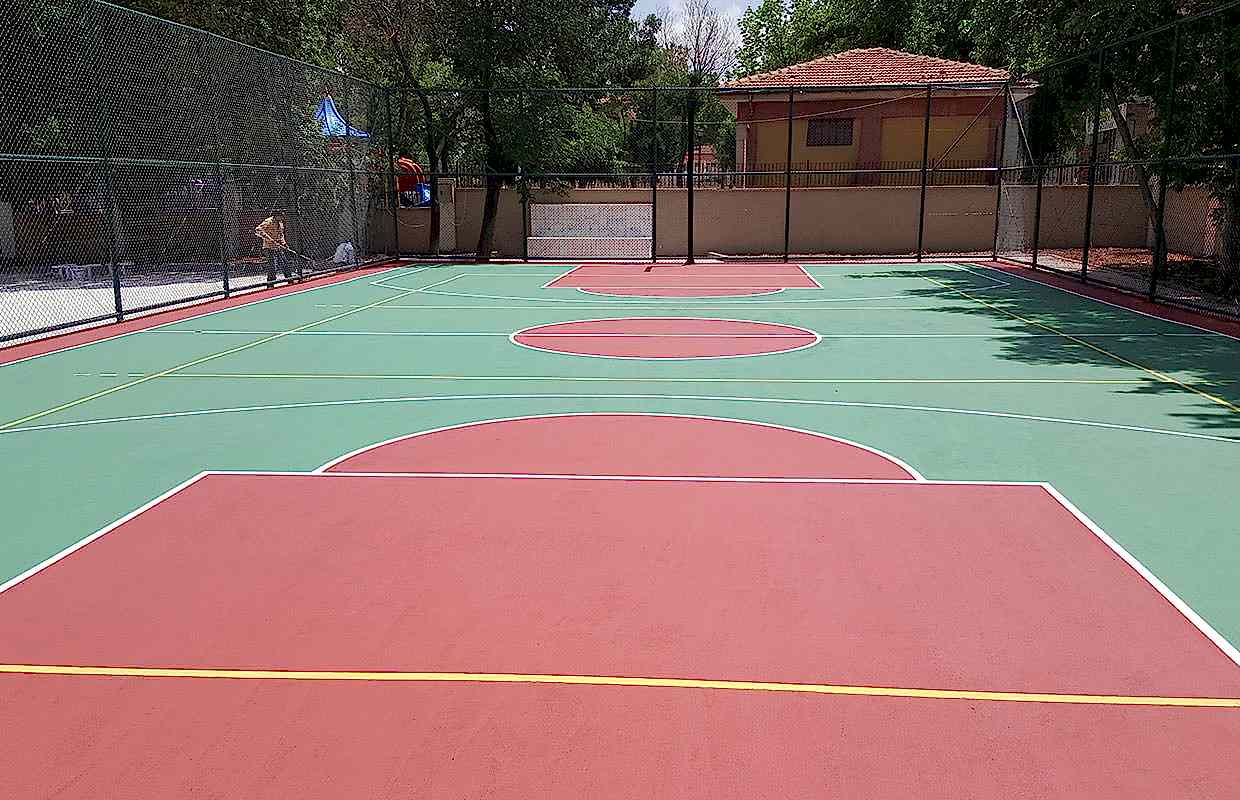 Anneler Ortaokulu | Akrilik Saha Uygulamaları