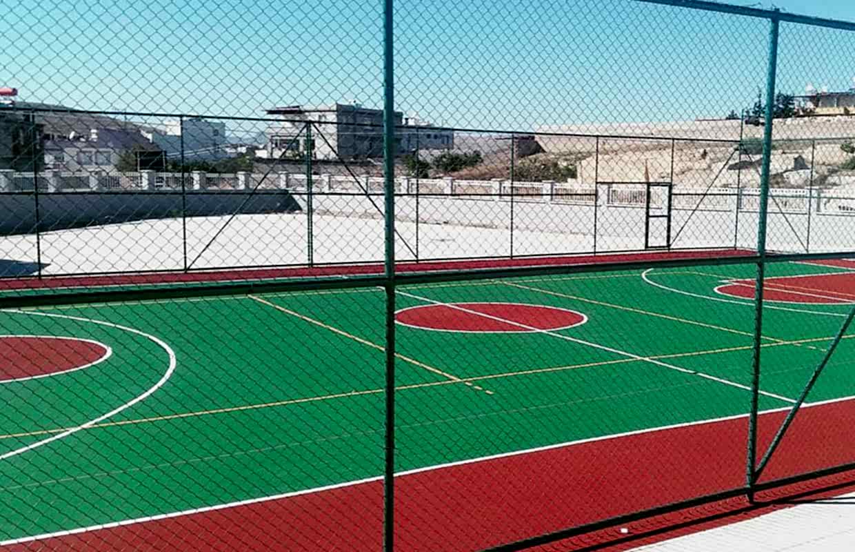 Sarı Salkım Okulu | Akrilik Saha Uygulamaları