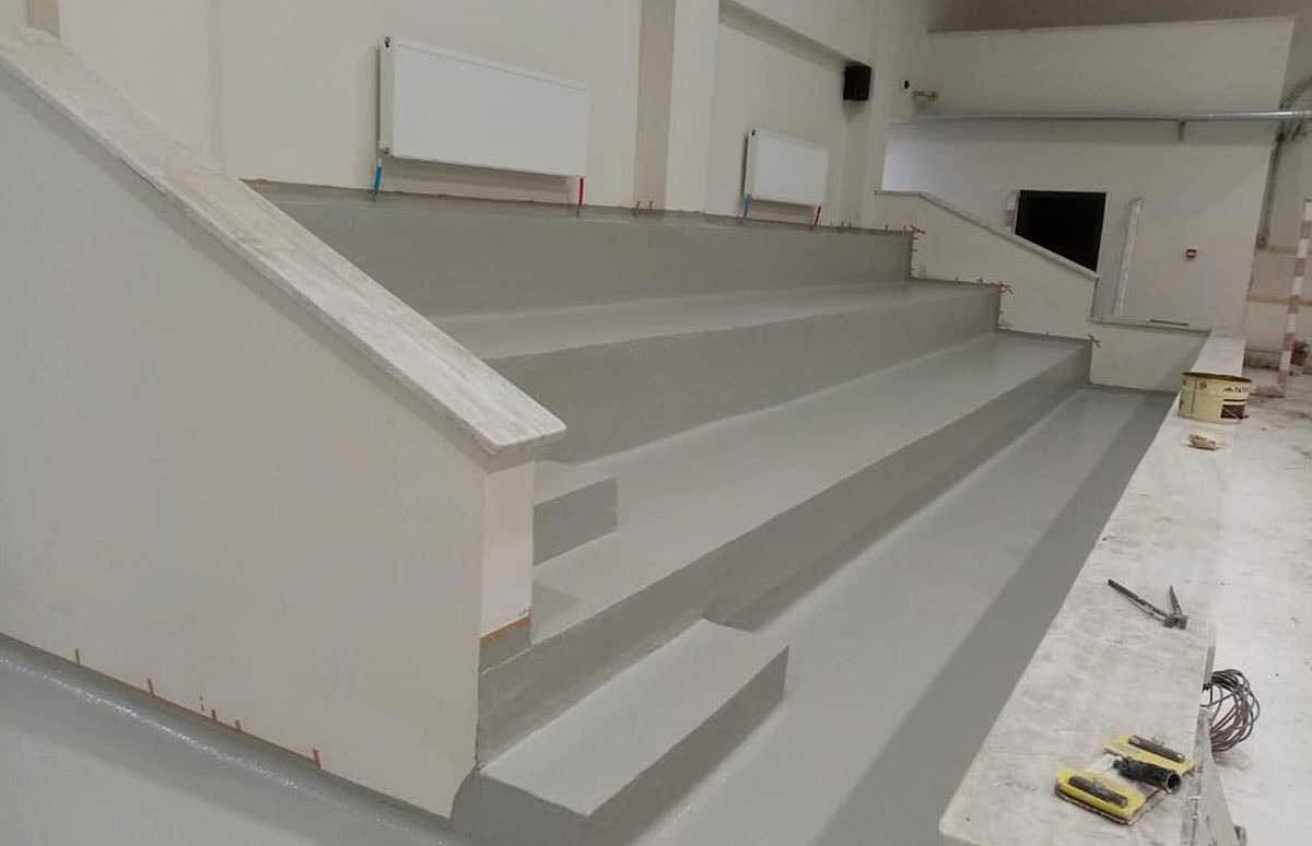 Aktoprak Lisesi Kapalı Spor Salonu | Epoksi Uygulamaları