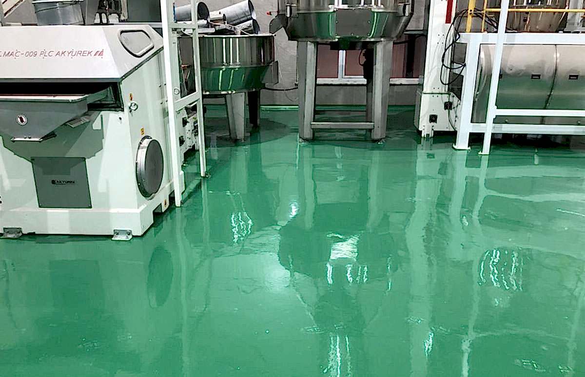 Güneşoğlu Entegre Fıstık Tesisi | Epoksi Uygulamaları
